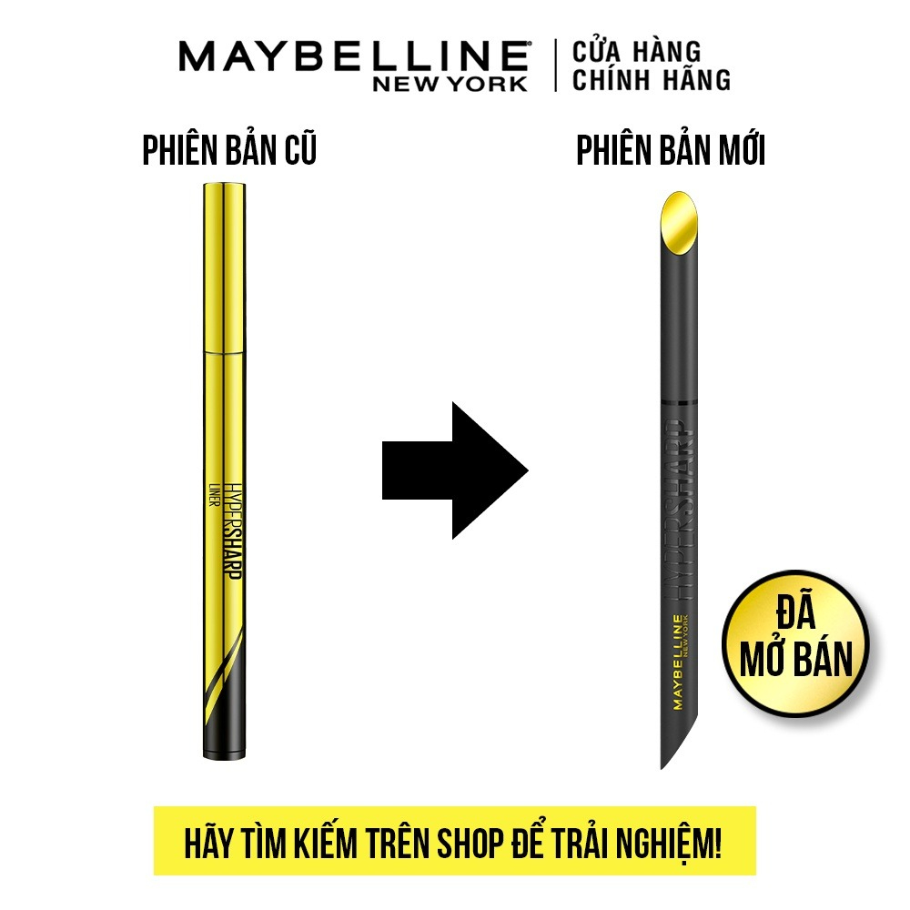 Bút Kẻ Mắt Nước Sắc Mảnh Maybelline Hyper Sharp Liner Extreme 0.4g phiên bản mới