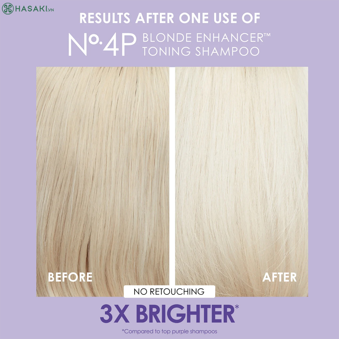 Dầu Gội Tím Olaplex No.4P Blonde Enhancer Toning Shampoo 250ml 