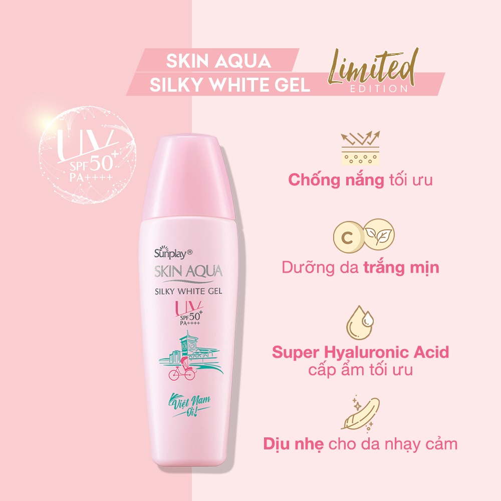 Gel Chống Nắng Sunplay Skin Aqua Silky White Gel 