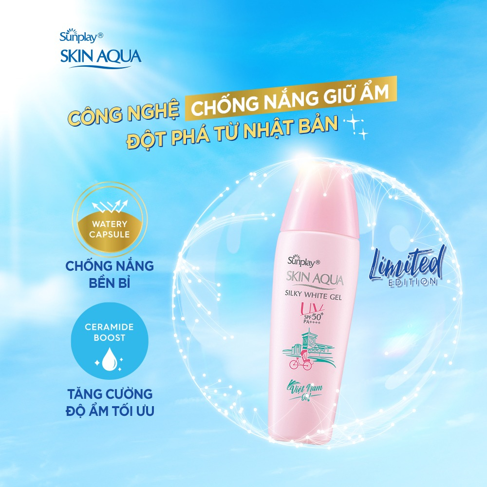 Mua Gel Chống Nắng Sunplay Skin Aqua Silky White Gel SPF50+ PA++++ tại Hasaki