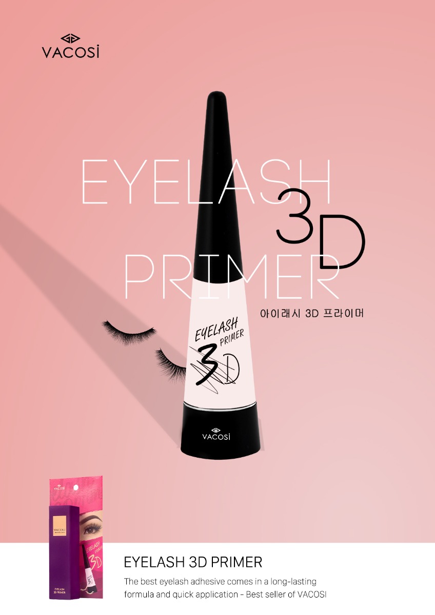 Keo Dán Mi Vacosi Natural Studio Eyelash 3D Adhesive 8ml