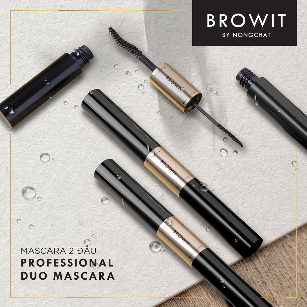Mascara 2 Đầu Browit Professional Duo Màu Sexy Black 4 + 4g