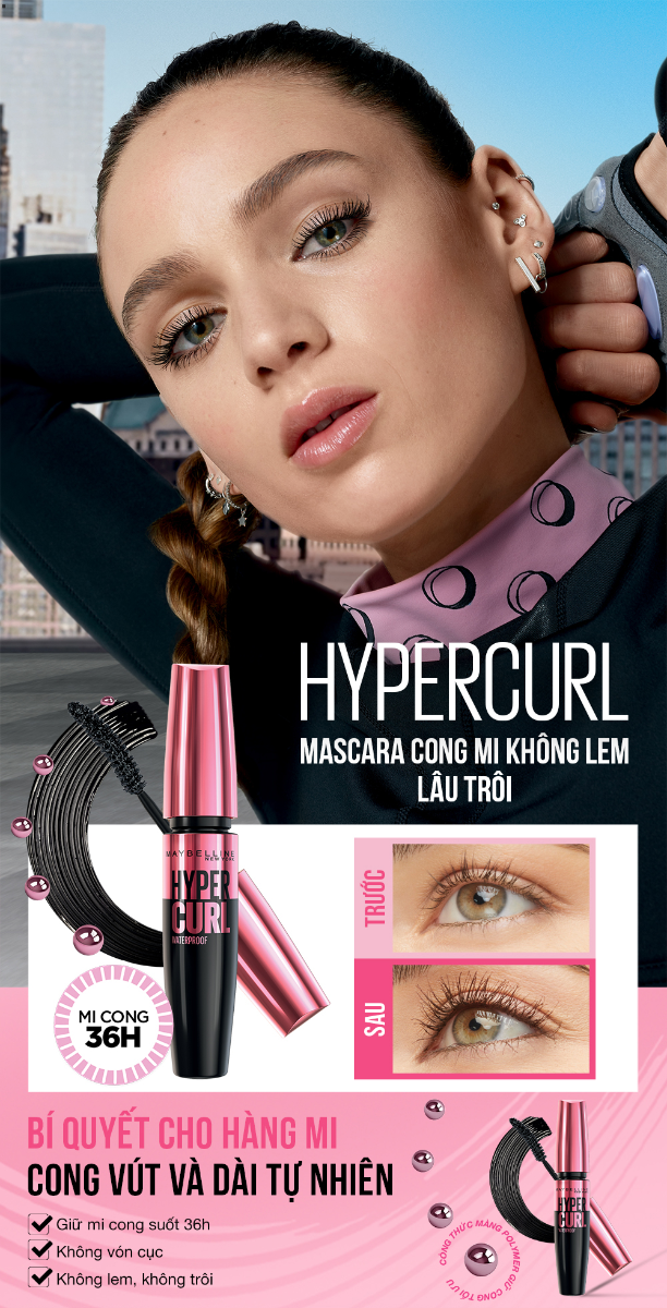 Công dụng Mascara Maybelline Volum’ Express Hyper Curl 9.2ml