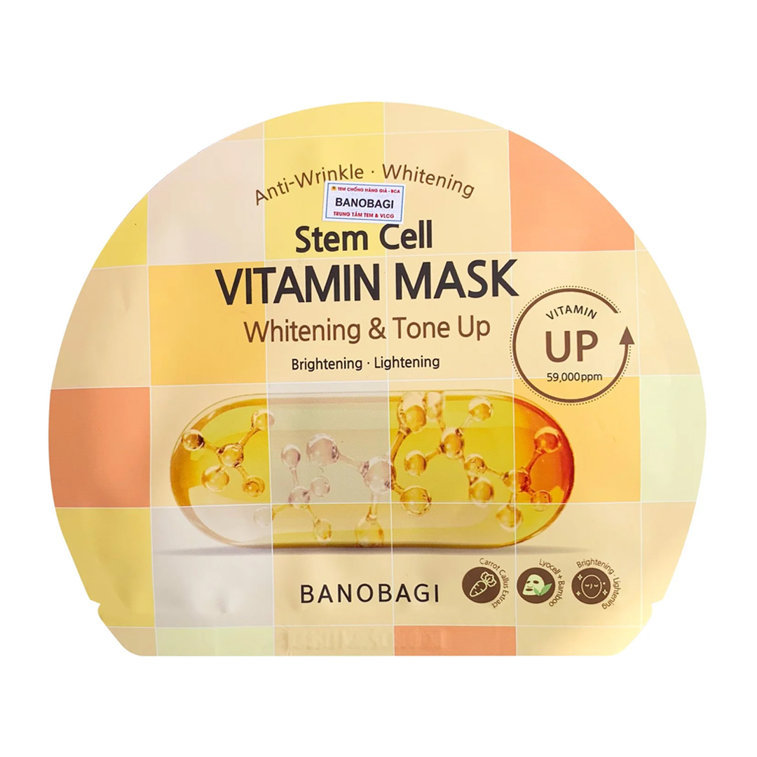 Mặt Nạ Banobagi Stem Cell Vitamin Mask #Whitening & Tone Up 30g