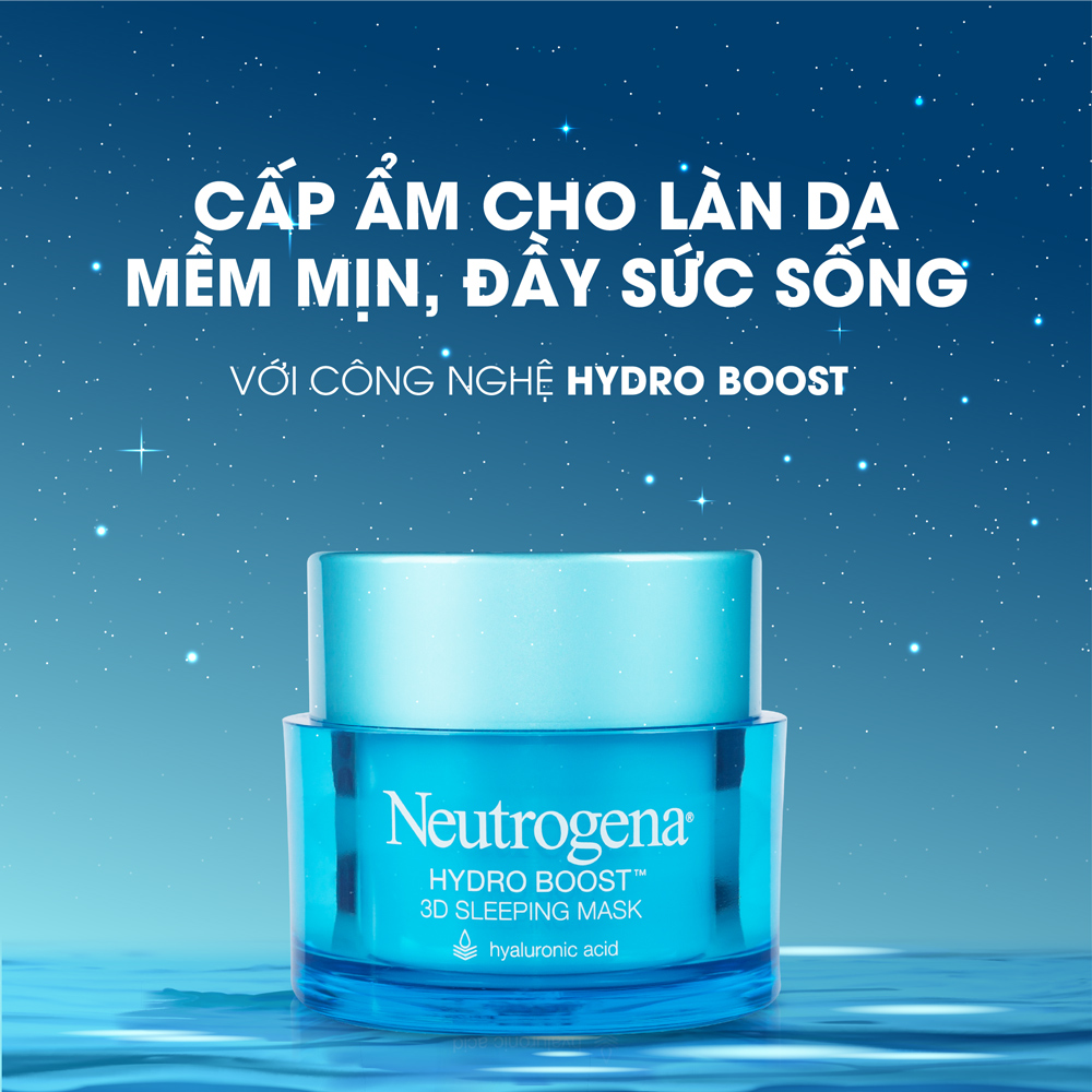 Mặt Nạ Ngủ Neutrogena Cấp Nước Cho Da Hydro Boost 3d Sleeping Mask 50g