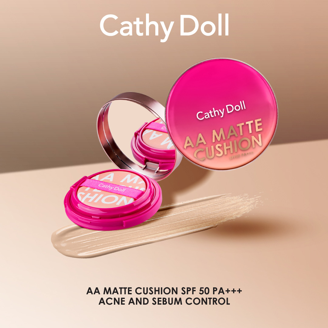 Phấn Nước Cathy Doll AA Matte Cushion SPF50 PA+++ Acne And Sebum Control 10g