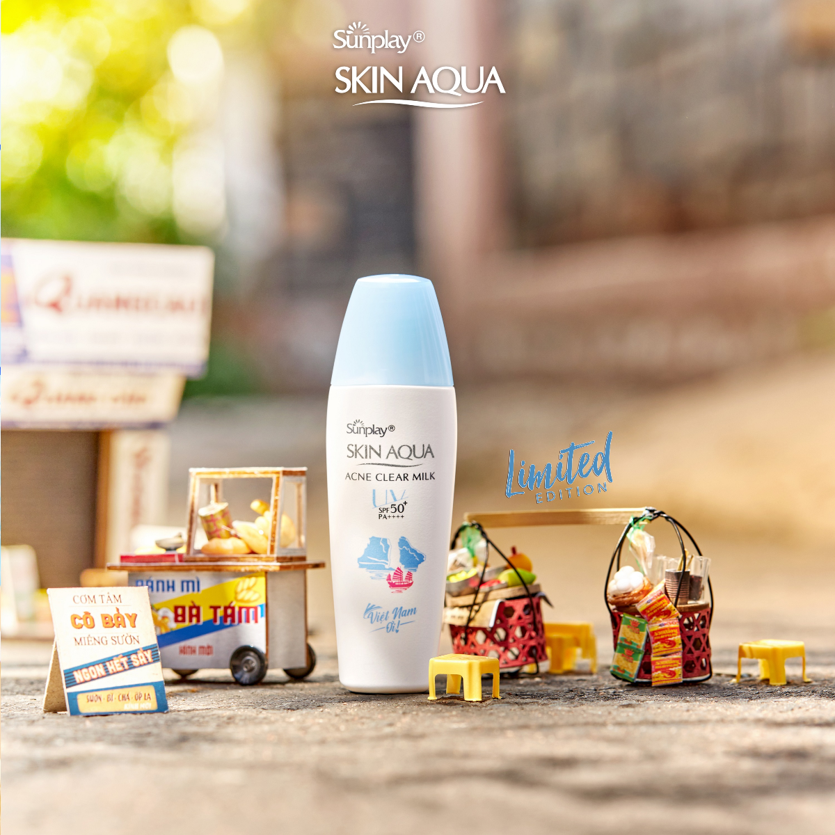 Sữa Chống Nắng Sunplay Skin Aqua Acne Clear Milk SPF50+ PA++++