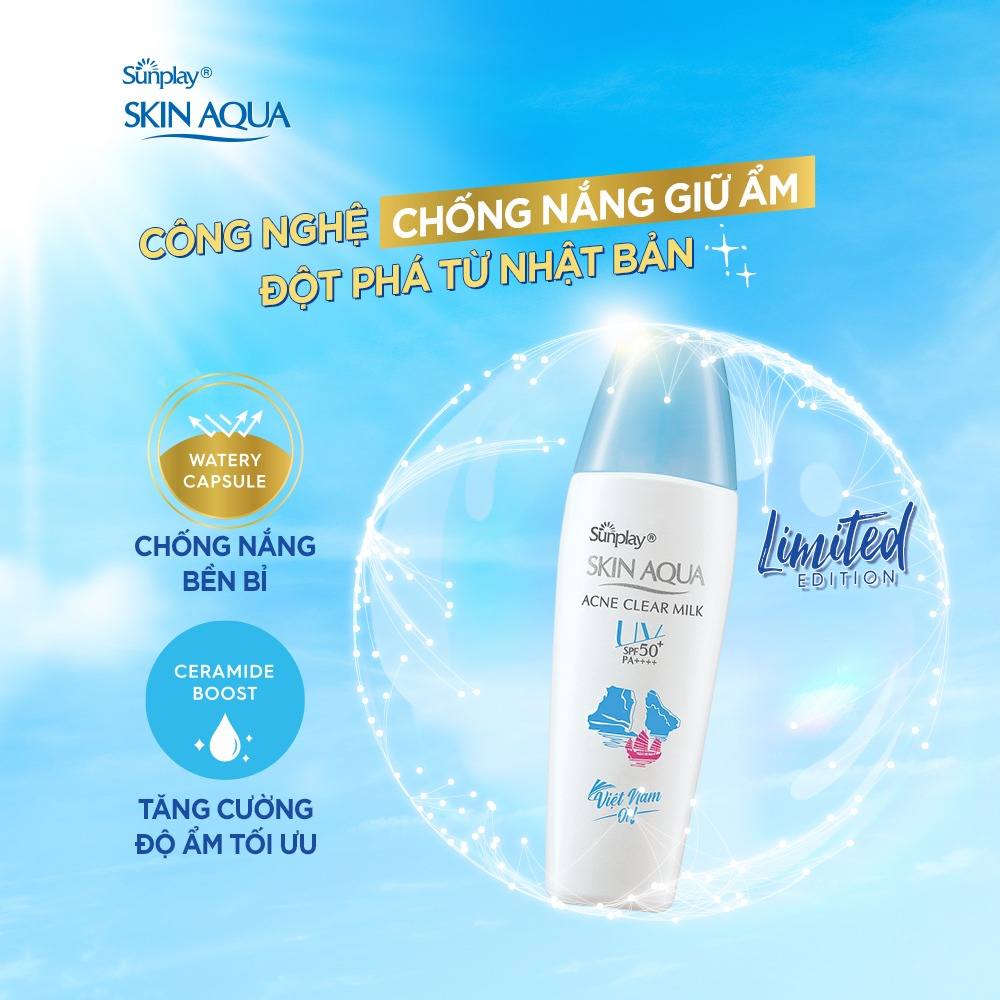 Mua Sữa Chống Nắng Sunplay Skin Aqua Acne Clear Milk SPF50+ PA++++ tại Hasaki 