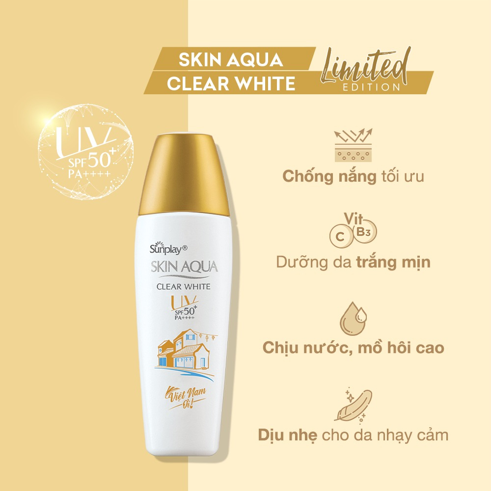 Sữa Chống Nắng Sunplay Skin Aqua Clear White 