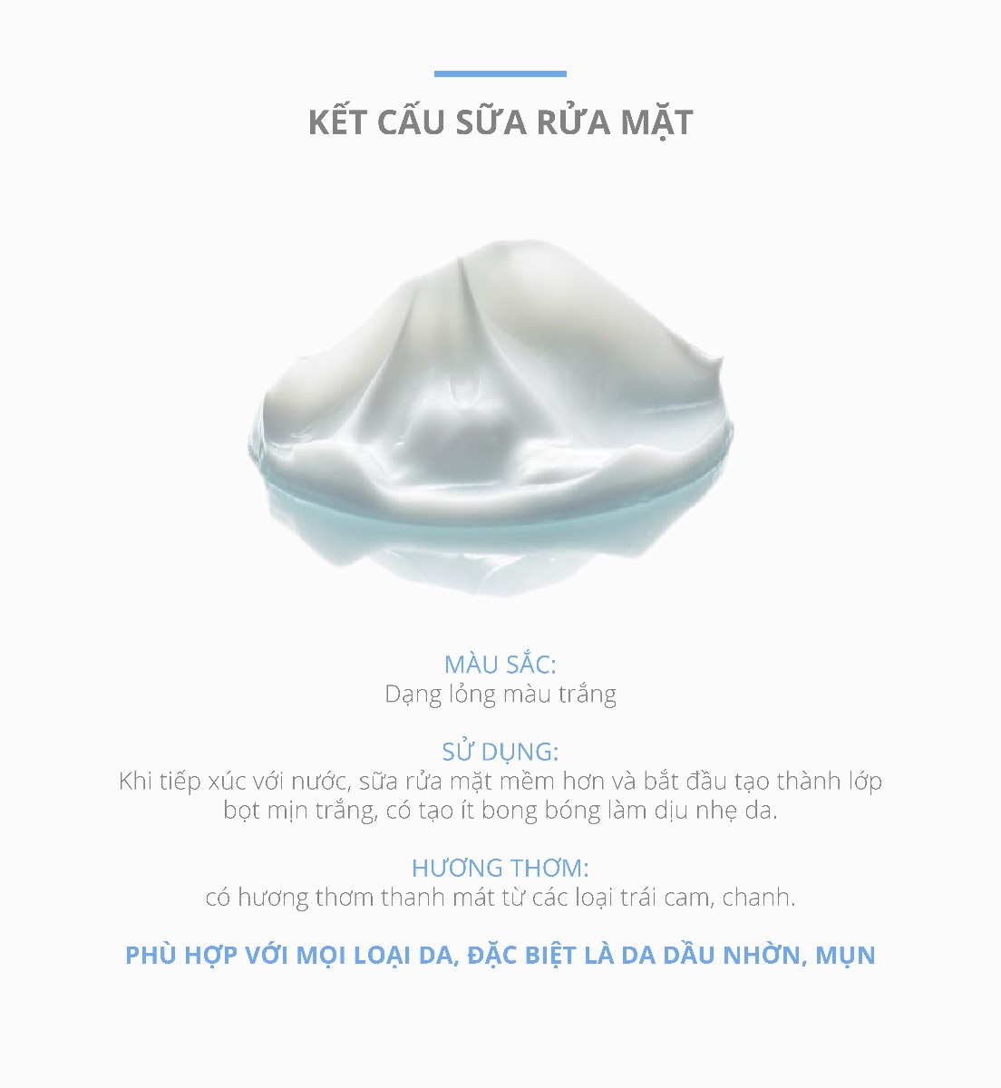 Kết cấu Sữa Rửa Mặt Dr.Sera Gentle Cleansing Foam 150ml