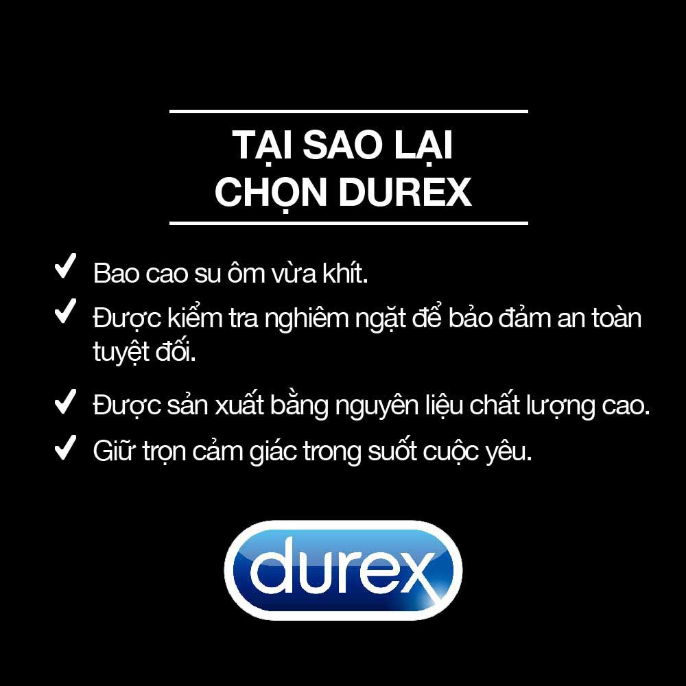 Bao Cao Su Durex Extra Thin Extra Lubricated đảm bảo an toàn tuyệt đối