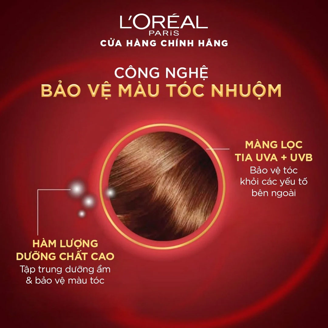 Dầu Gội Bảo Vệ Và Giữ Màu Tóc Nhuộm L'Oréal Paris Elseve Color Protect 7 Weeks Protecting Shampoo 280ml