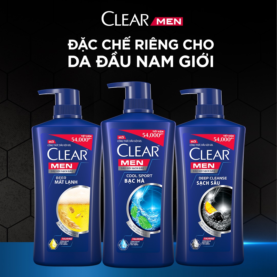 Clear Men Deep Cleanse 900g 