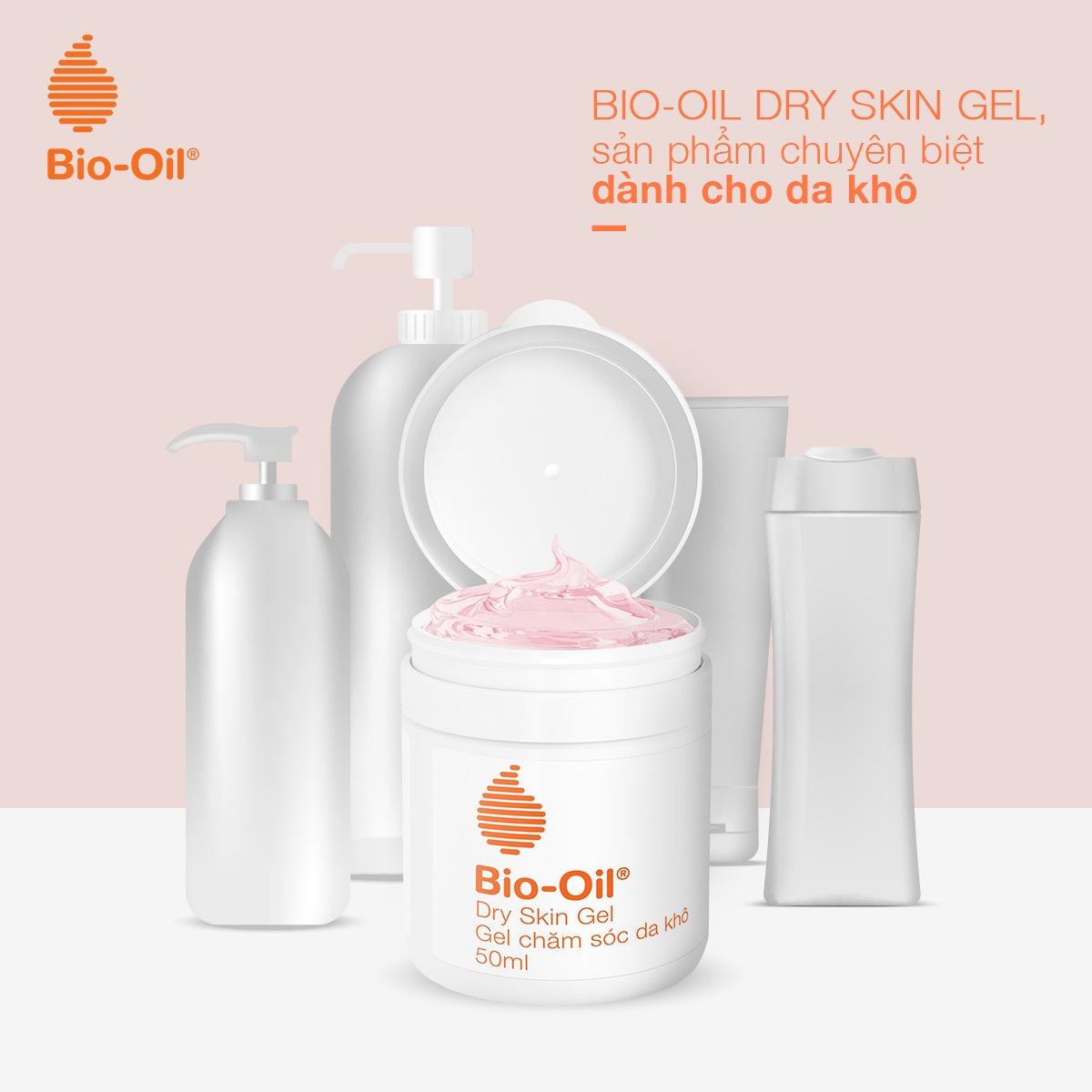 Gel Dưỡng Bio-Oil Dry Skin Gel giúp giảm tình trạng da khô bong tróc