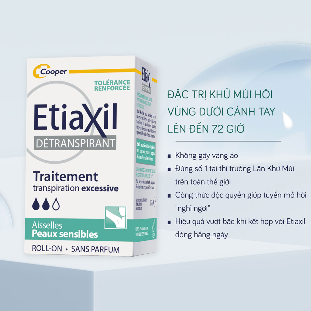 Lăn Khử Mùi EtiaXil Nhãn Xanh Cho Da Nhạy Cảm 15ml | Hasaki.vn