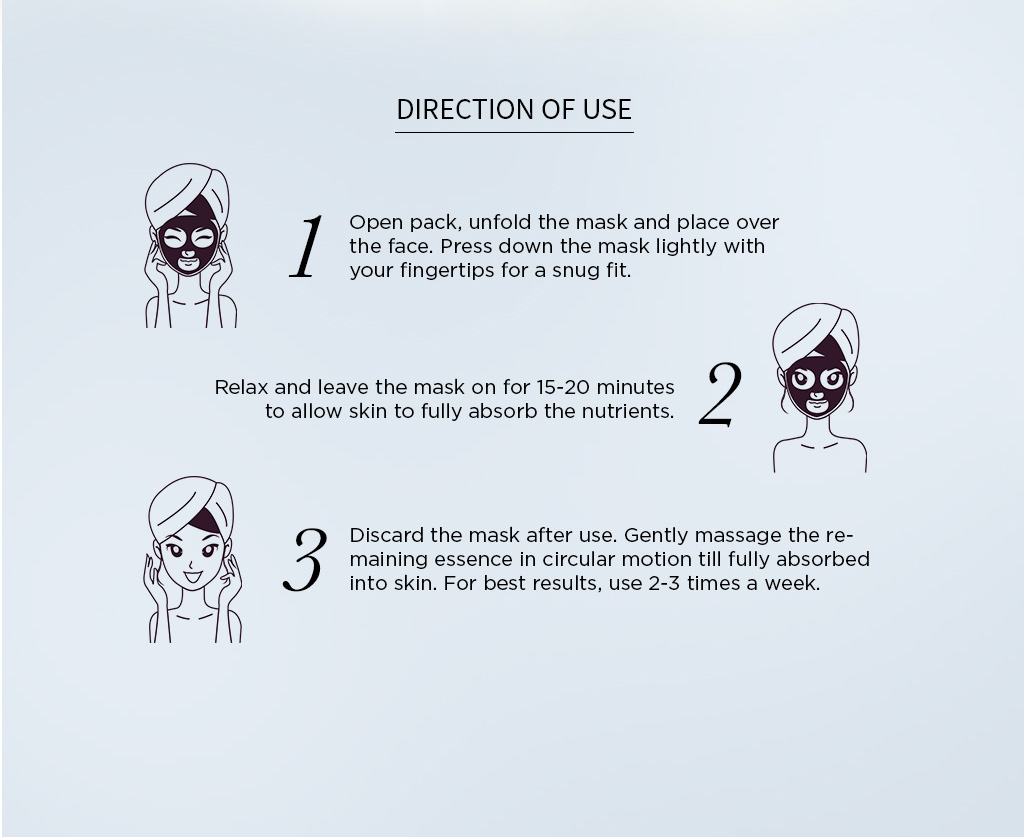 Hướng dẫn sử dụng Mặt Nạ Bio-Essence Bio-Treasure Intensive Treatment Mask