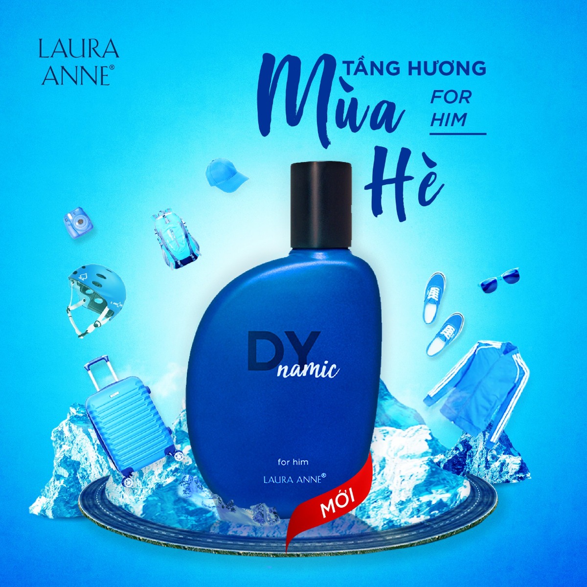 Nước Hoa Nam Laura Anne Dynamic For Him Eau De Parfum