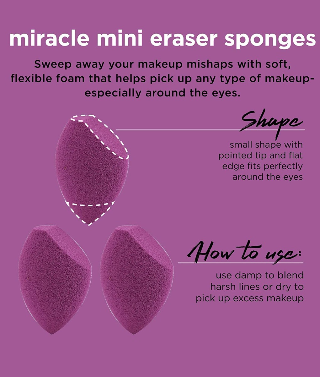 Mút Trang Điểm Real Techniques Miracle Complexion SpongeReal Techniques Miracle Mini Eraser Sponges