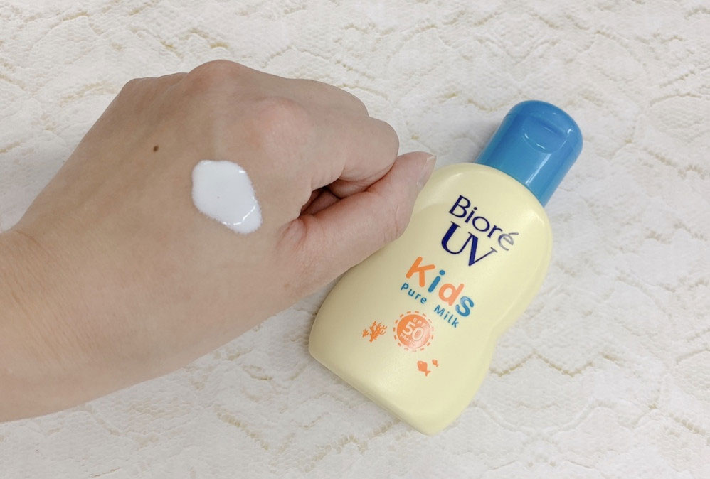 Sữa Chống Nắng Bioré UV Kids Pure Milk thấm nhanh, không gây nhờn rít