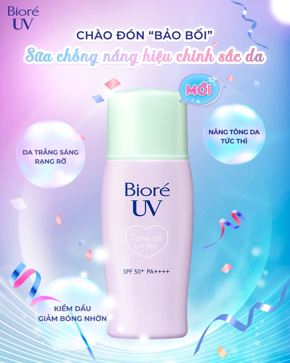 Sữa Chống Nắng Hiệu Chỉnh Sắc Da Bioré Tone Up UV Milk SPF50+ PA++++