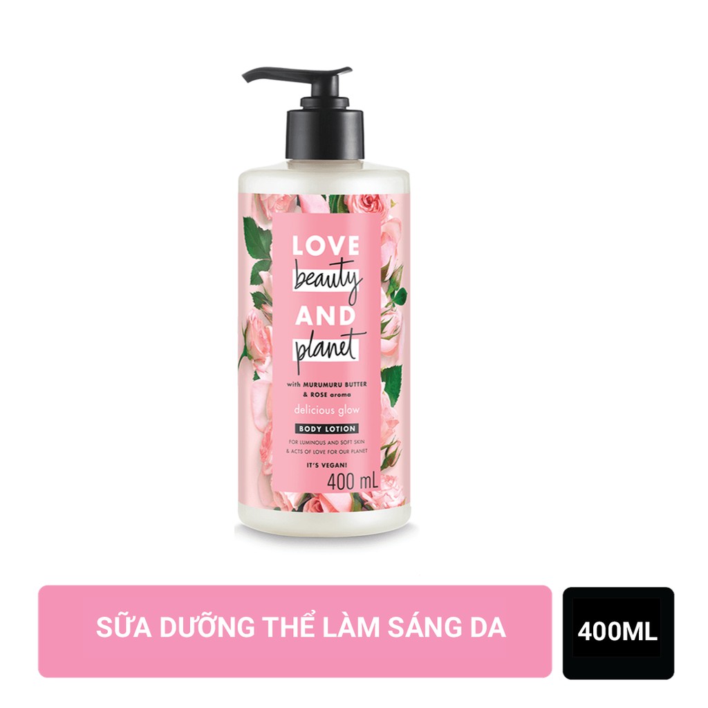 Sữa Dưỡng Thể Love Beauty And Planet Làm Sáng Da Delicious Glow Body Lotion