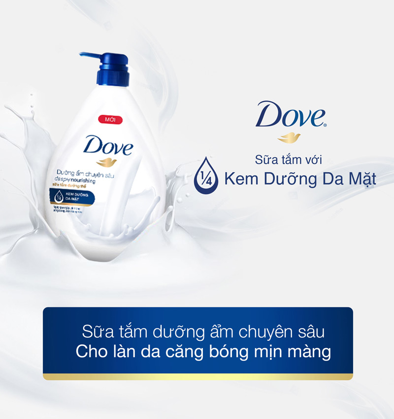 Sữa Tắm Dưỡng Thể Dove Dưỡng Thể Chuyên Sâu 530g