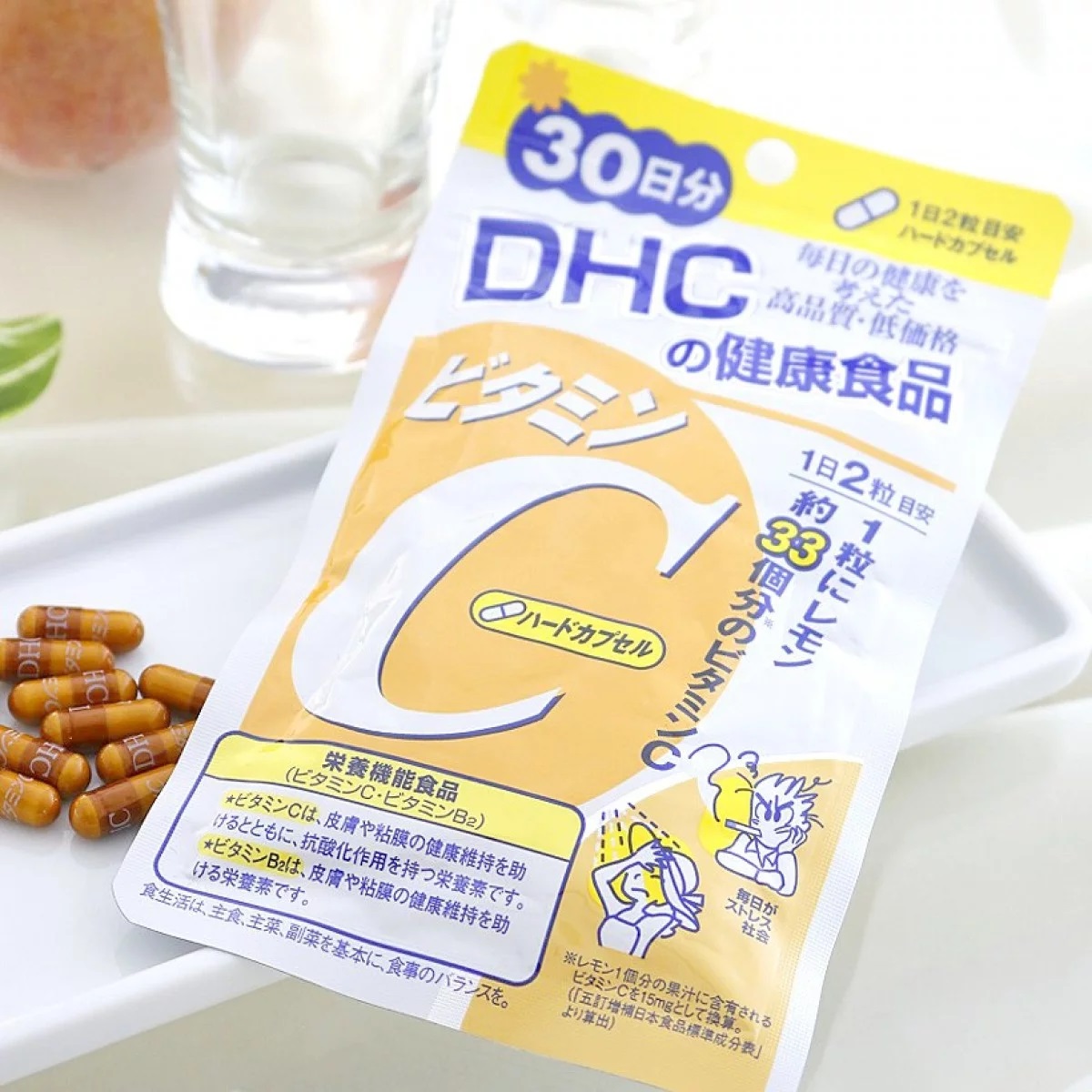 Viên Uống Bổ Sung Vitamin C Nhật Bản DHC Vitamin C Gói 60 Viên 30 Ngày