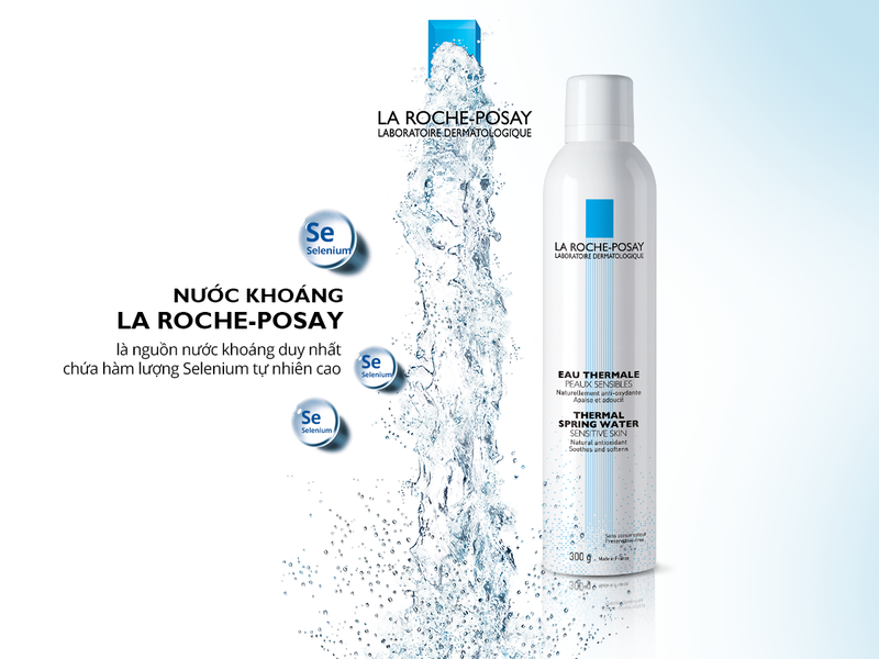 Xịt Khoáng La Roche-Posay Làm Dịu Và Bảo Vệ Da 300g Thermal Spring Water Sensitive Skin