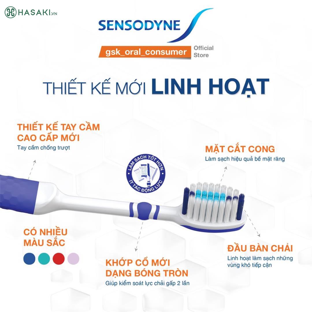 Bàn chải đánh răng Sensodyne Repair & Protect Extrasoft - Nhẹ nhàng chăm sóc răng ê buốt