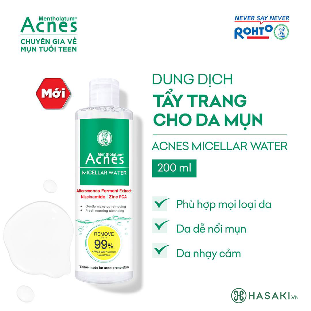 Dung Dịch Tẩy Trang Acnes Micellar Water