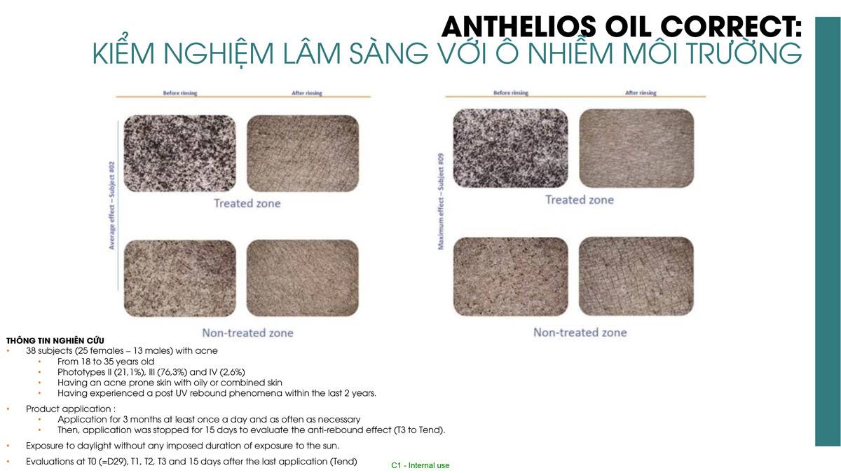Kem Chống Nắng La Roche-Posay Anthelios Oil Correct Daily Gel-Cream SPF50+ giúp bảo vệ làn da khỏi tác hại của ô nhiễm môi trường