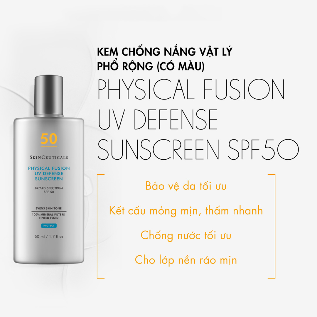 Kem Chống Nắng Vật Lý Phổ Rộng SkinCeuticals Physical Fusion UV Defense SPF 50 50ml