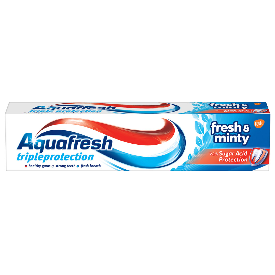 Kem Đánh Răng Aquafresh Fresh & Minty Bạc Hà Thơm Mát 100ml