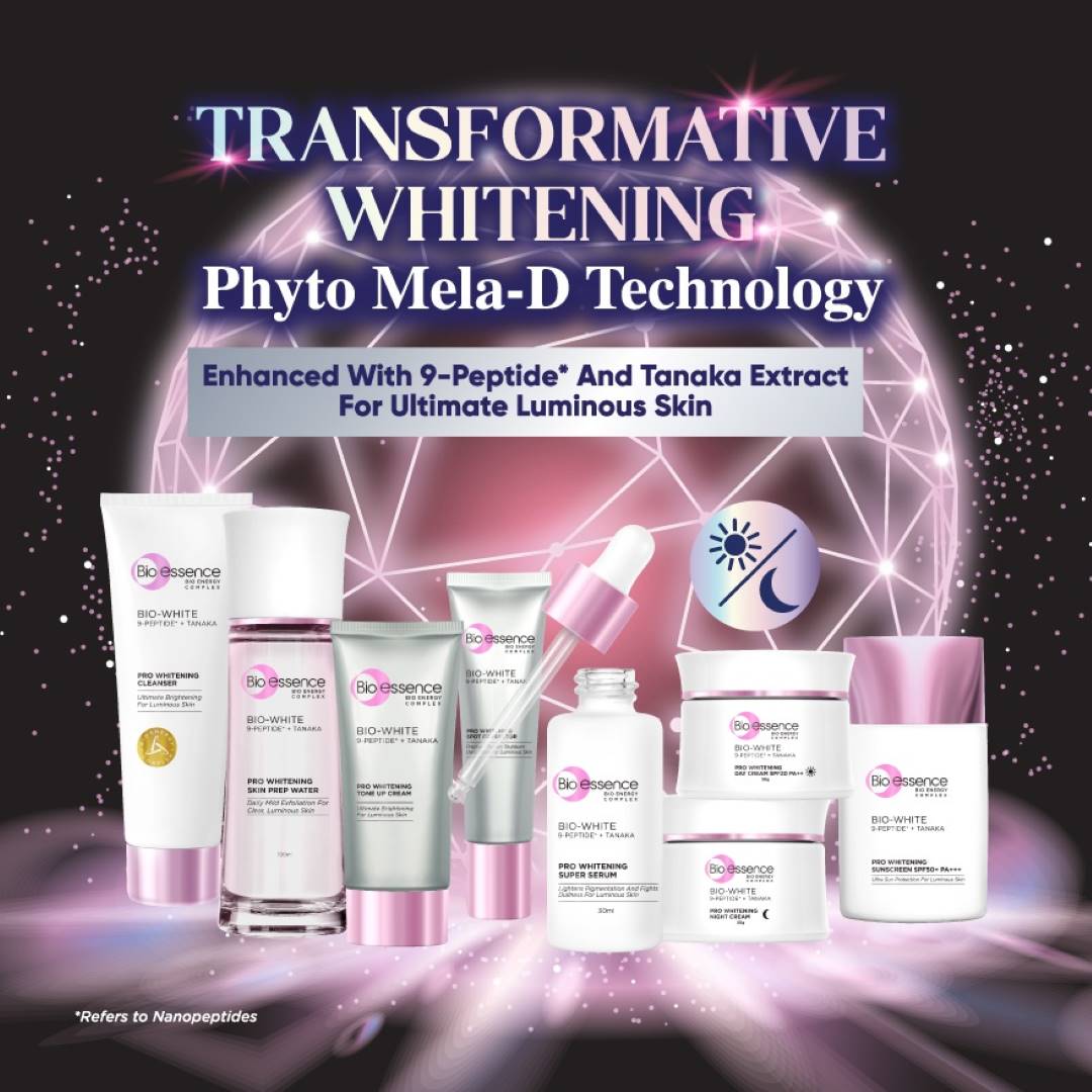 Sử dụng trọn bộ sản phẩm Bio-essence Bio-White Pro Whitening để đạt hiệu quả tốt nhất.