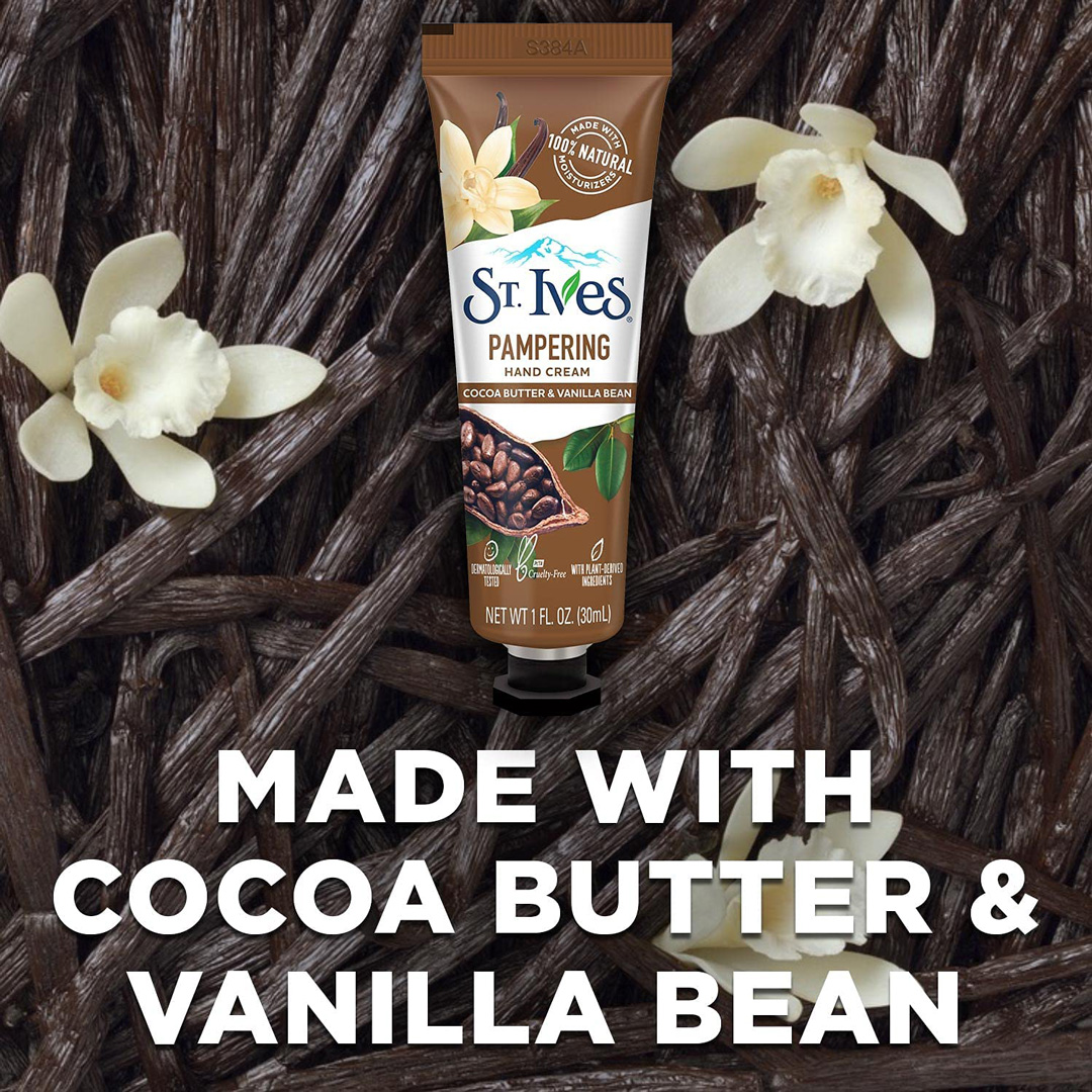 Kem dưỡng da tay St.Ives Pampering Cocoa Butter & Vanilla Bean Handcream 30ml