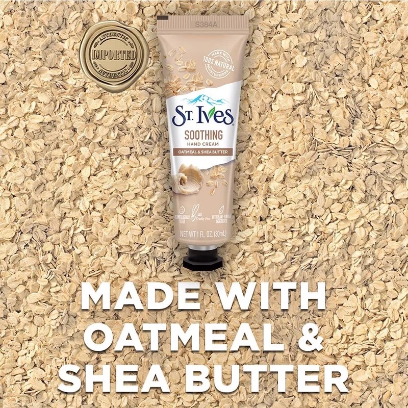 Kem dưỡng da tay St.Ives Soothing Oatmeal & Shea Butter Hand Cream 30ml