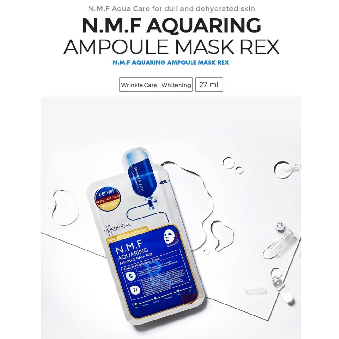 Mặt Nạ Cấp Ẩm Cho Da Mediheal N.M.F Aquaring Ampoule Mask REX