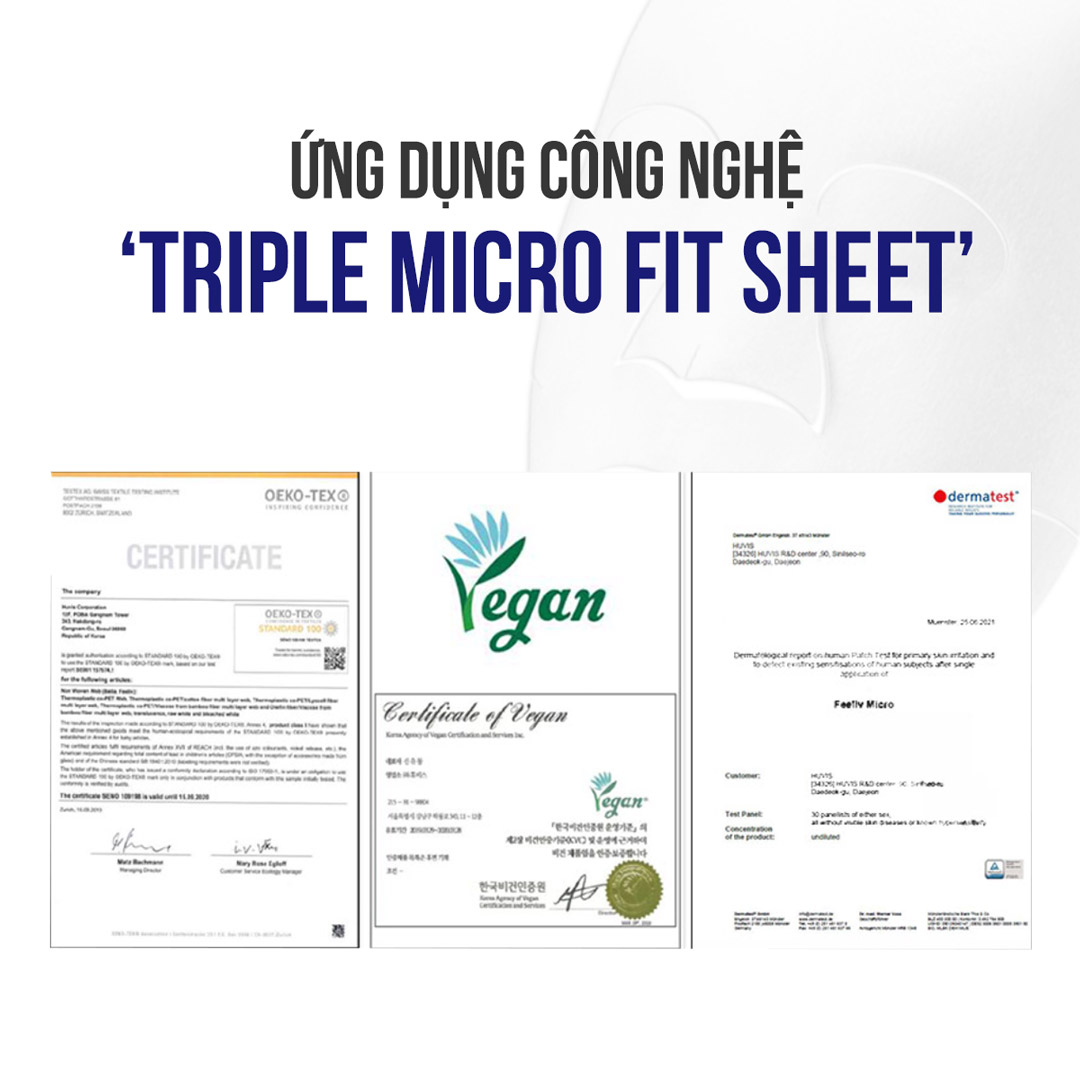Mặt Nạ Sur.Medic Super Glutathione 100 Bright Mask ứng dụng công nghệ Triple Micro Fit Sheet 3 lớp.