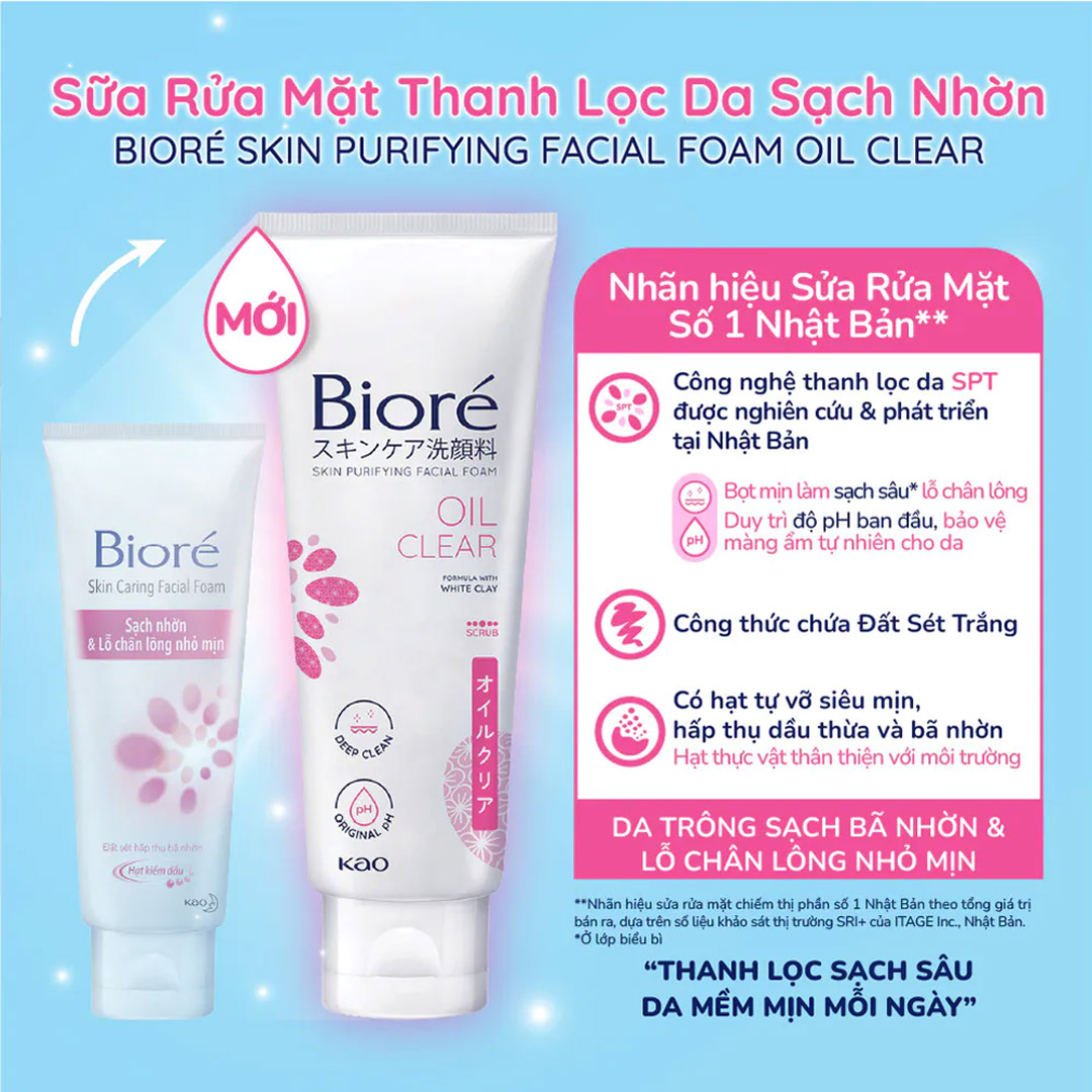 Bioré Skin Purifying Facial Foam Oil Clear