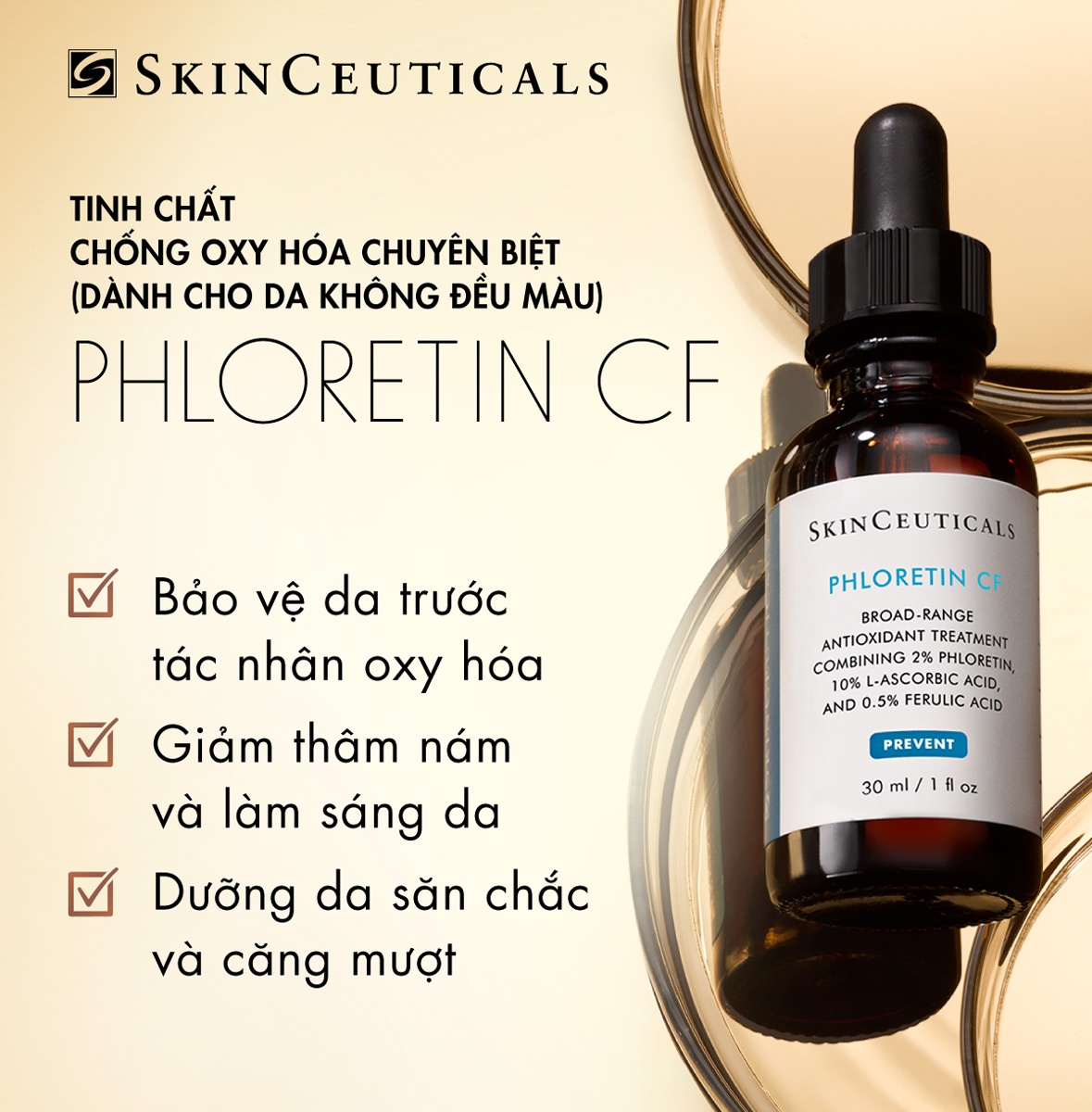 Tinh Chất Chống Oxy Hoá Chuyên Biệt Skinceuticals Phloretin CF