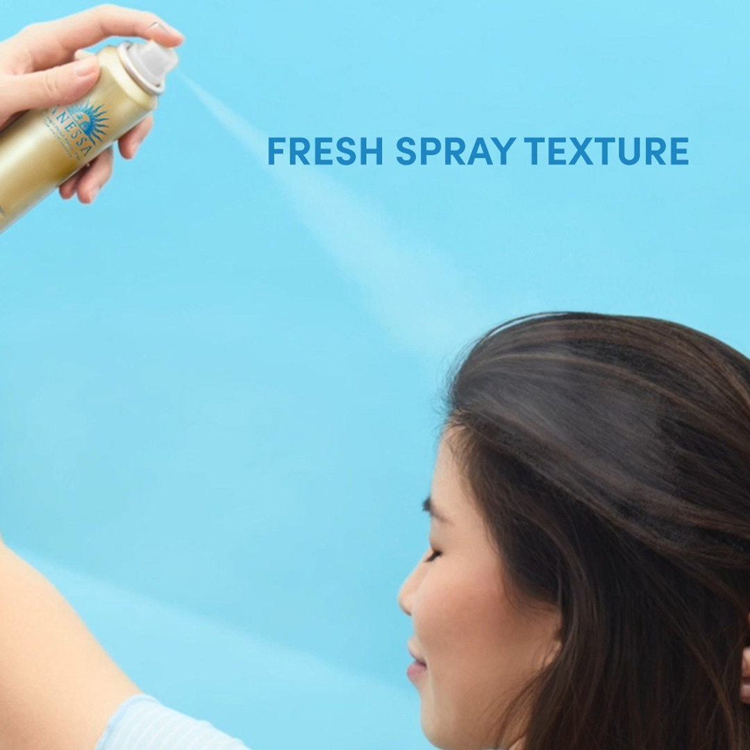 Xịt Chống Nắng Anessa Perfect UV Sunscreen Skincare Spray N SPF50+ PA++++ dạng xịt đa năng tiện lợi giúp bảo vệ & chống tia UV tối ưu cho mặt, toàn thân & tóc.