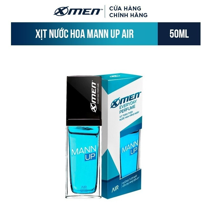 Xịt nước hoa toàn thân X-Men Everyday Perfume Mann Up Air 50ml