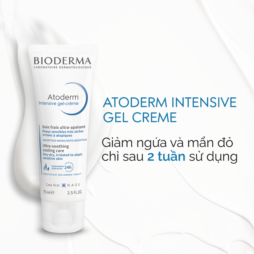 Gel Dưỡng Ẩm Bioderma Làm Dịu Cho Da Rất Khô 500ml Atoderm Intensive gel-crème