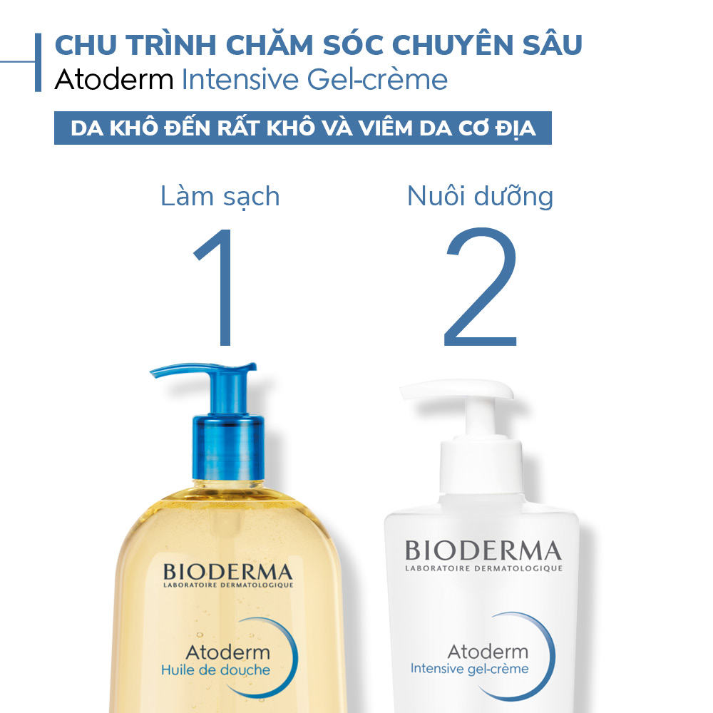 Gel Dưỡng Ẩm Bioderma Làm Dịu Cho Da Rất Khô 500ml Atoderm Intensive gel-crème đã có mặt tại hasaki