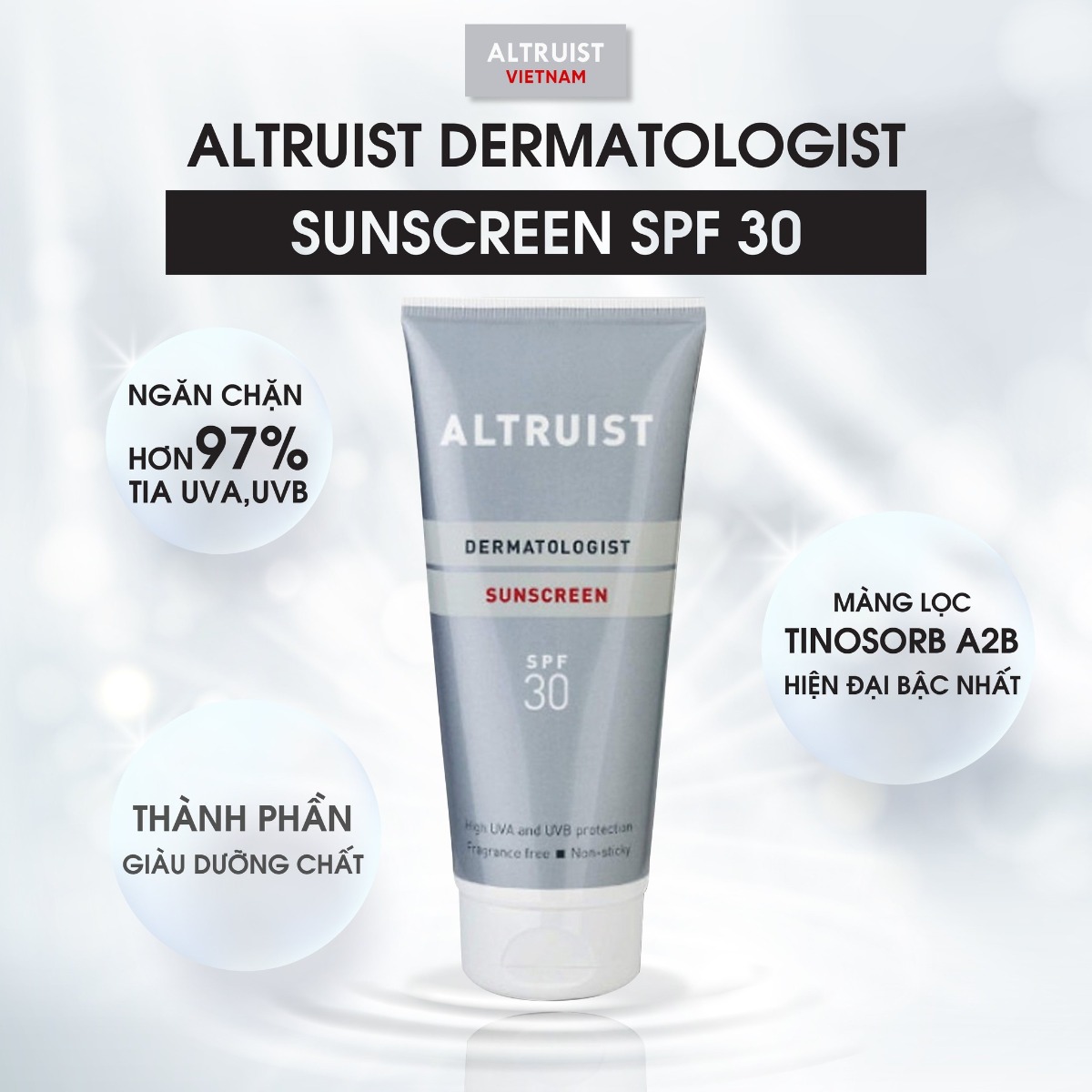 Kem Chống Nắng Altruist SPF 30 UVA 200ml Dermatologist Sunscreen SPF 30 