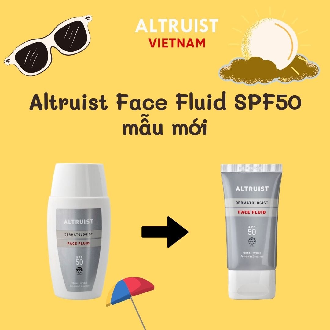Sữa Chống Nắng Altruist SPF 50 UVA 50ml Sunscreen Face Fluid SPF 50