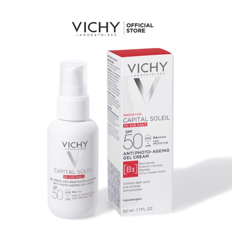 Gel chống nắng Vichy Capital Soleil UV Age Daily SPF 50