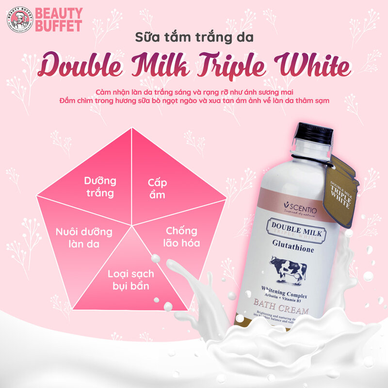 Sữa Tắm Dưỡng Sáng Da Beauty Buffet 350ml