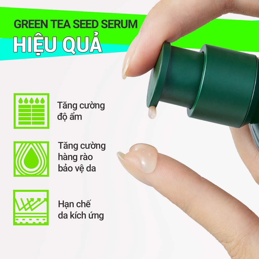 Tinh chất innisfree The Green Tea Seed Serum phục hồi cho da nhạy cả