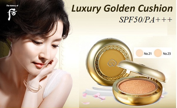 Phấn Nước Chống Nắng Luxury Golden 21 SPF50+ PA+++ | Hasaki.vn